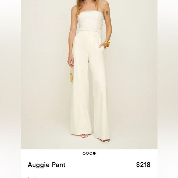 Reformation white pants - Picture 1 of 6